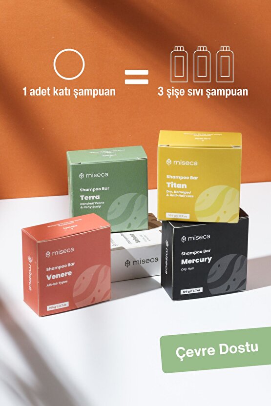 Venere Tüm Saç Tipleri Nemlendirici Katı Şampuan 105 G