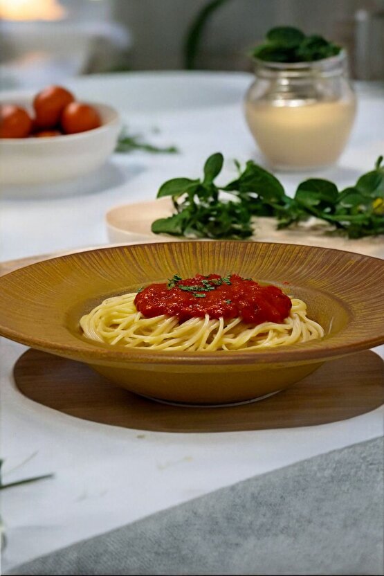 Zenith Savana 28cm Porselen Makarna Tabağı ve Salata Tabağı