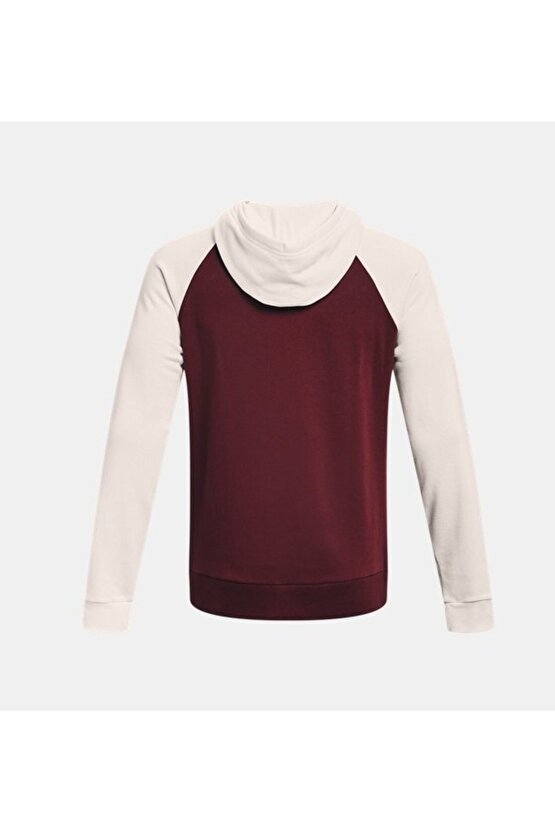 Erkek Ua Rival Fleece Wordmark Colorblock Kapüşonlu Üst 1373363-690