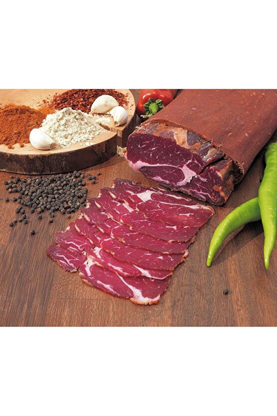 Yöresel Irişkin Sucuk 750 gr Antrikot Çemensiz Pastırma 750 gr Blok Dana Kavurma 750 gr