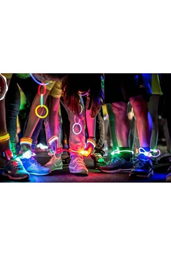 Karanlıkta Yanan Parlayan Fosforlu Glow Stick Çubuk Bileklik 50