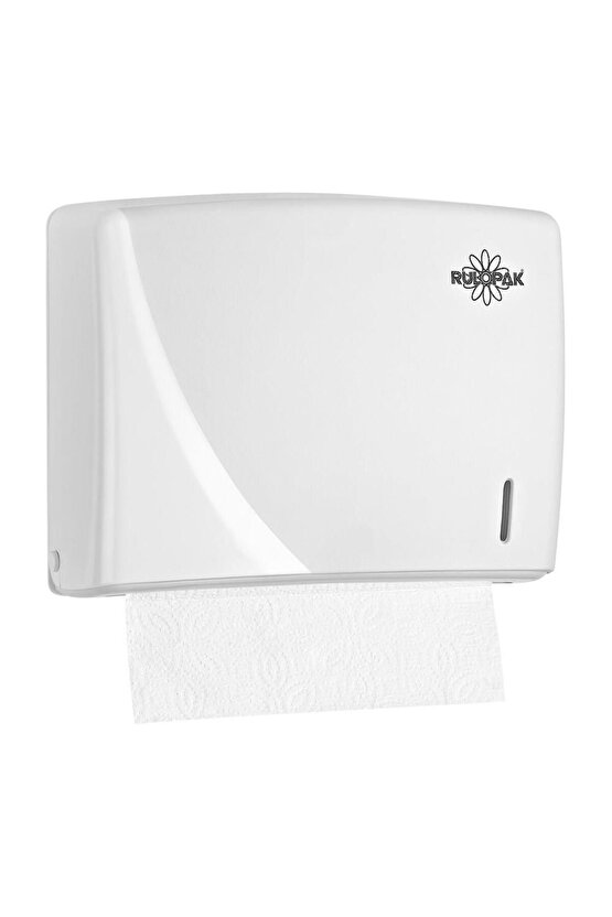 Modern Z Katlama Kağıt Havlu Dispenseri 200Lü Transparan Beyaz