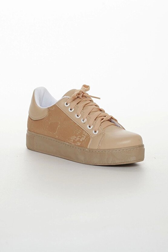 Kadın Nude Spor Ayakkabı Sneaker