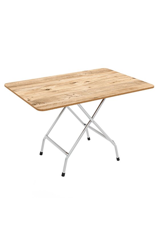 Katlanabilir Kırma Çalışma Masası Atlantik Çam Desen 60x90 Katlanabilir Mutfak Masası