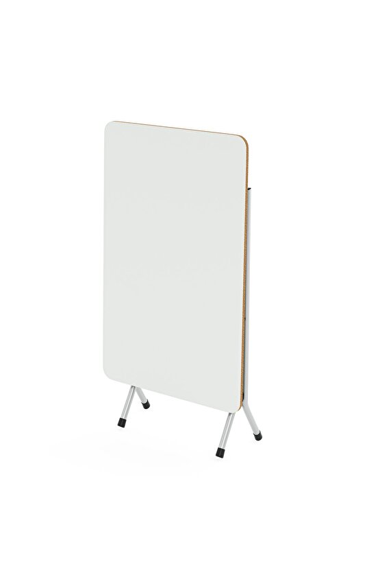50x80 Beyaz Katlanır Masa Ve 2 Adet Sandalye Seti 1130