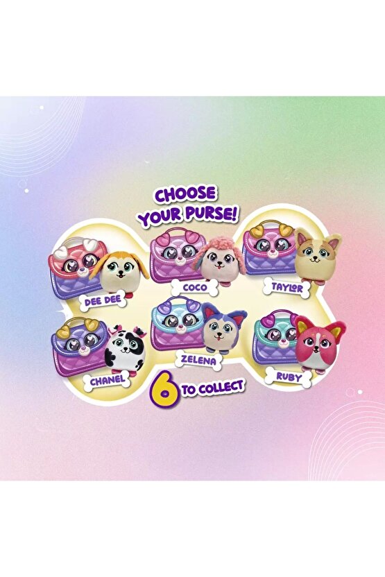 Glam Buddies Sürpriz Köpek Yavrusu - Süpriz Köpek Yavrusu - Peluş Glam Buddies - Puppy Purse