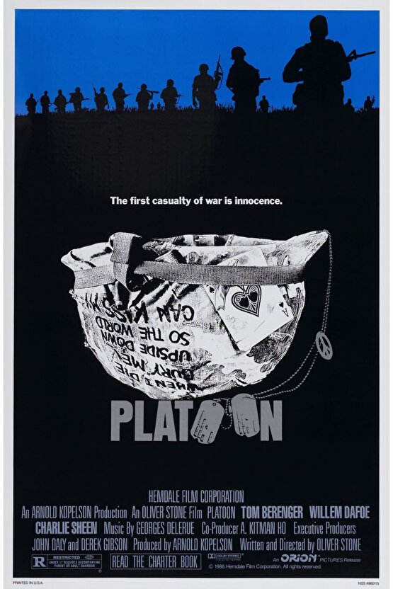 Platoon (1986) 4 ( FOLYO ) - AFİŞ - POSTER-5115