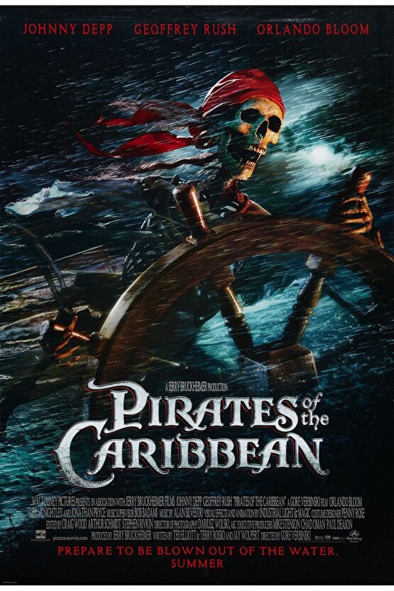 Pirates of the Caribbean The Curse of the Black Pearl (2003) 0002 ( FOLYO ) - AFİŞ - POSTER-5088