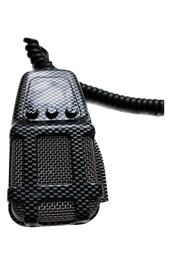 3 Sesli Megafonlu Mikrofonlu Siren Karbon 12v 40w