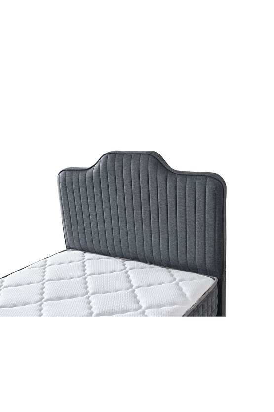 Menekşe 3lü Set (YATAK BAZA BAŞLIK) , Tek Kişilik Yatak Seti