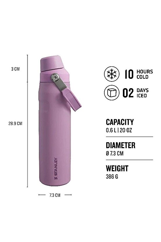 The Aerolight™ Iceflow™ Water Bottle Fast Flow 0.6l  20oz Lilac Termos
