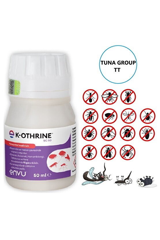 Envu- K-othrine Sc 50 ml Kokusuz, Karınca - Böcek- Sinek- Hamamböceği Ilacı (7)