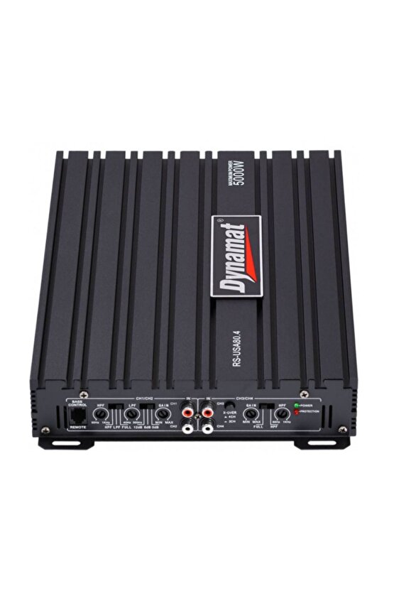 DYNAMAT RS-80.4 AMFİ 5000 WATTT 4OHM 4X80 RMS