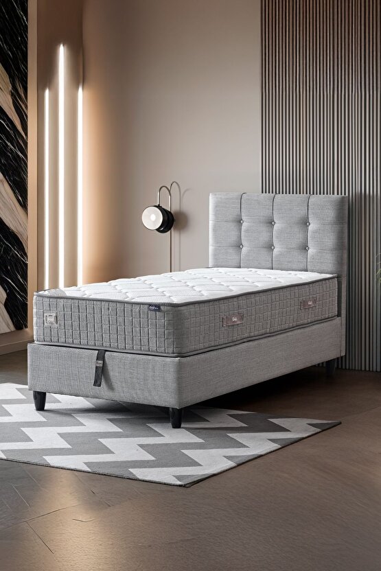 Mimoza 3lü Set (BAZA + BAŞLIK + YATAK)