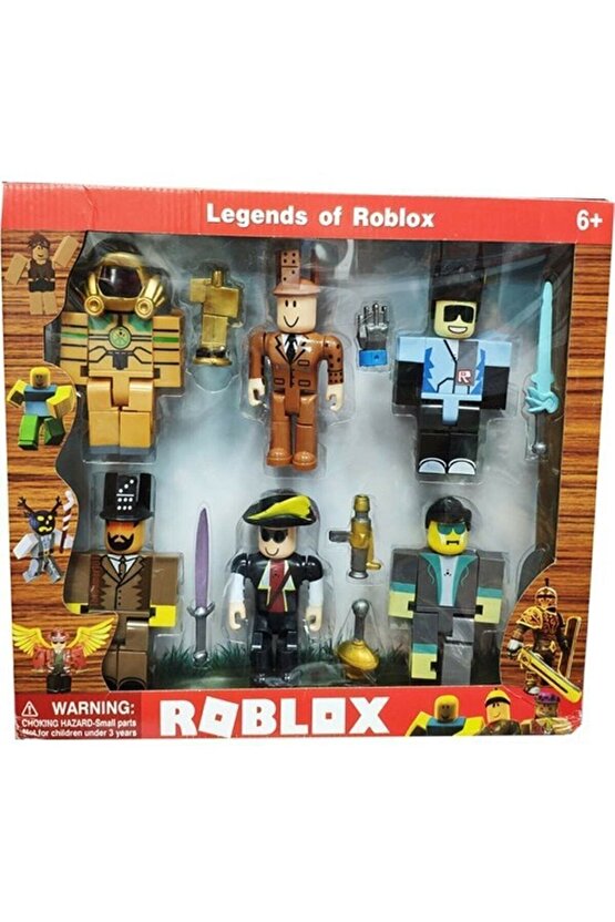 Roblox 6 Figürlü 13 Parça Kutulu Oyuncak Seti - Roblox - Legend Of Legends