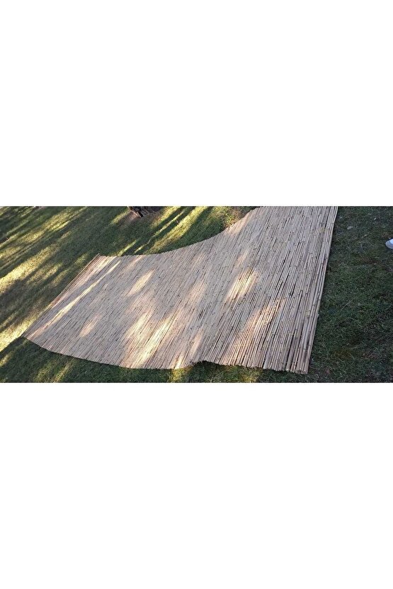 50CM X 2Metre Eber Gölü Kamışlarla Hasır Bambu Kamış Çit Gölgelik , Bahçe Çiti