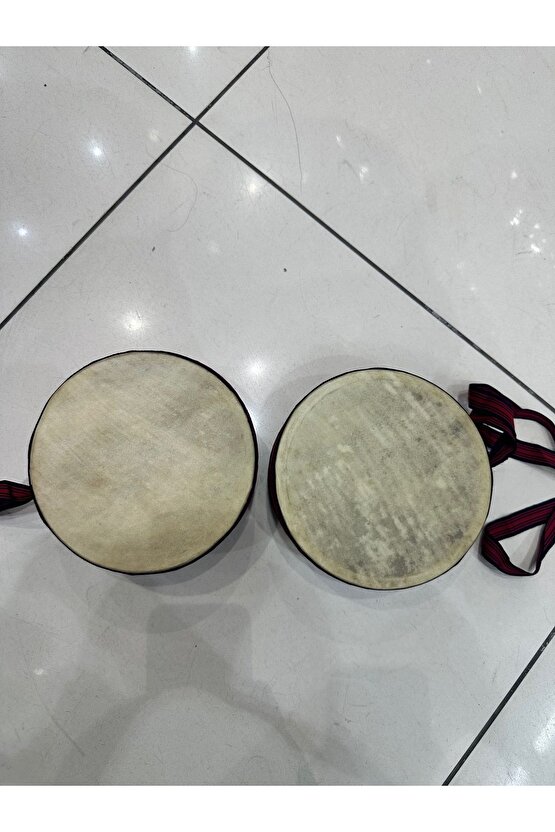 Çocuk Davulu Hayvan Derili 18 Cm Tokmak+çubuk (anaokulu Kreşlerin Tercihi Eğitim Davulu)