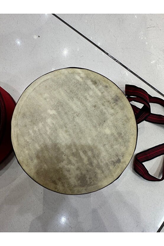 Çocuk Davulu Hayvan Derili 18 Cm Tokmak+çubuk (anaokulu Kreşlerin Tercihi Eğitim Davulu)