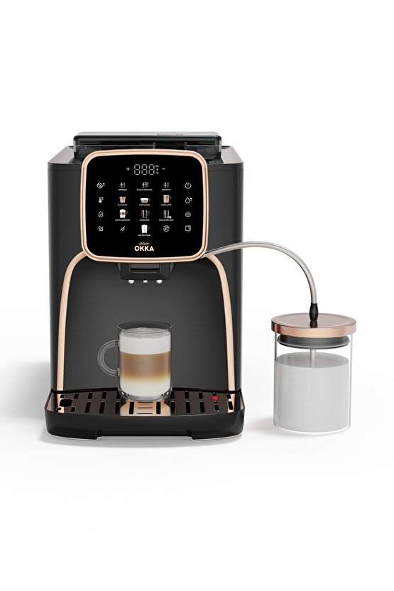 OK0028-04 Arzum Okka Espresso Pro M Tam Otomatik Espresso Makinesi - Bakır