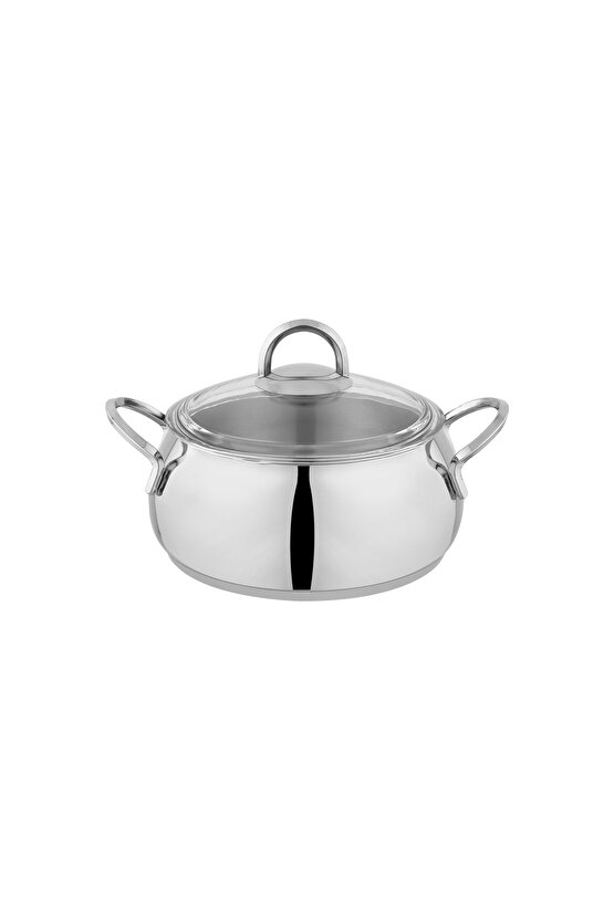 New Trendy Çelik Tencere Seti 8 Parça Inox