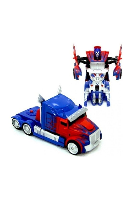 Tek Tuşla Robota Dönüşen Optimus Prime Tır Robot