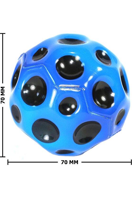 Zıplayan Top Moon Ball 3 Yaş Ve Üzeri Çocuklar Için Boyut: 6,3 Cm Kedi Köpek Oyuncağı