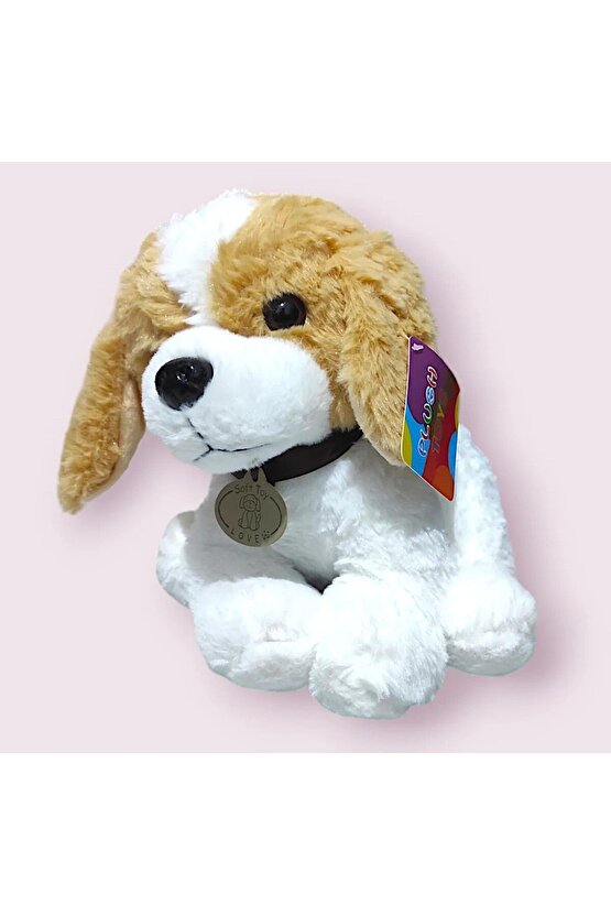 Peluş Oyuncak Havlayan Sesli Sevimli Köpek 30 Cm.