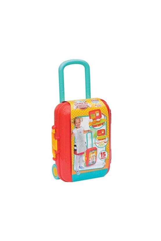 Candy Mutfak Set Bavulum - Mutfak Eşyaları Oyuncak - Ev Oyuncakları - Mutfak Seti - Bulaşık Seti