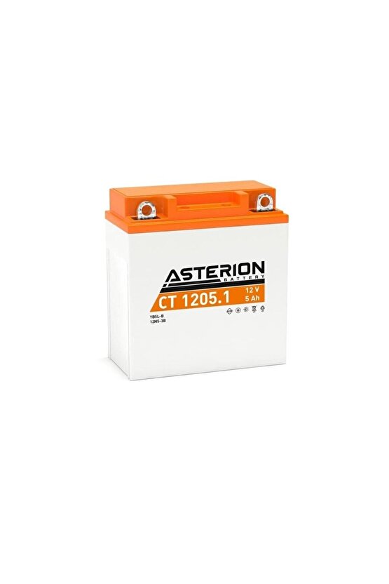 Motostart Asterion Ct1205.1 Yamaha Yzf R125 12 V 5 Amper Yb5l 12n5-3b Akü