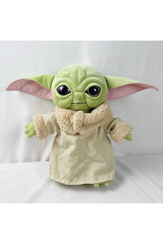 Baby Yoda 35cm Starwars Peluş Oyuncak Bebek Yoda Figür Kıyafeti Çıkarılabilir Model