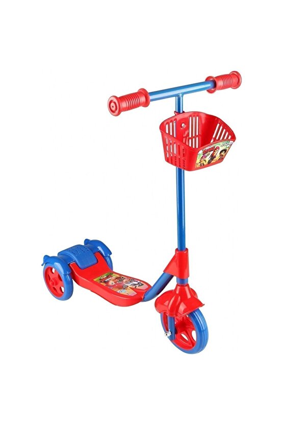 Fast Wheels Model 3 Tekerli Sepetli Frenli Scooter