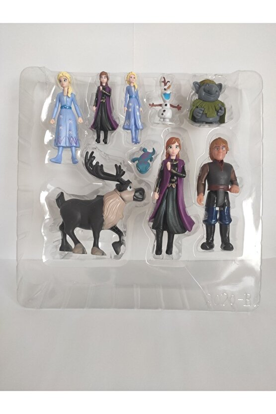 Frozen Figür Oyuncak Anna, Frozen Ve Olaf 9lu Figür Set