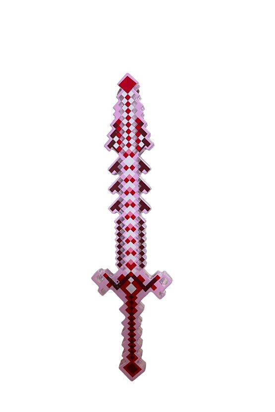 Minecraft Sensörlü Işıklı Sesli Kırmızı Işın kılıçı 50 cm