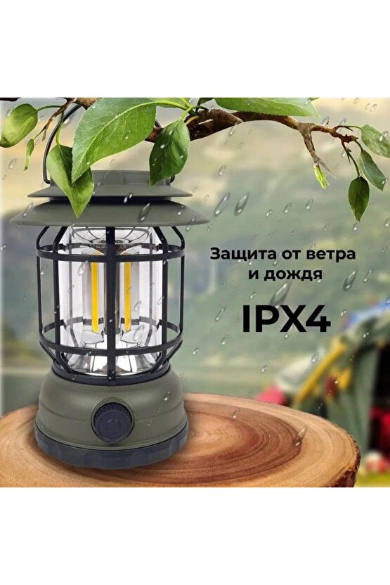 Güçlü Güneş Enerjili Solar LED Kamp El Feneri Çadır için Açık Yürüyüş Feneri
