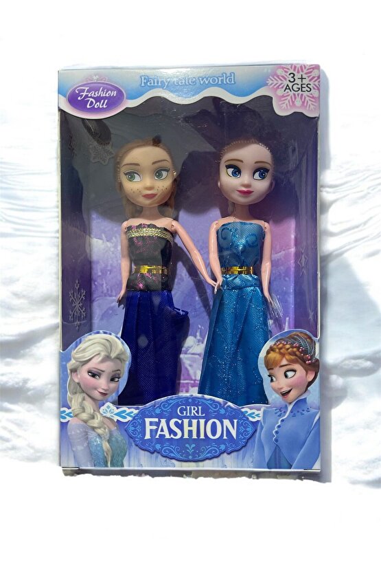 Karlar Ülkesi Frozen 2 Fashion  Elsa Anna Kollar Ve Bacaklar Hareketli 2li Set 18 cm Figür Oyuncak