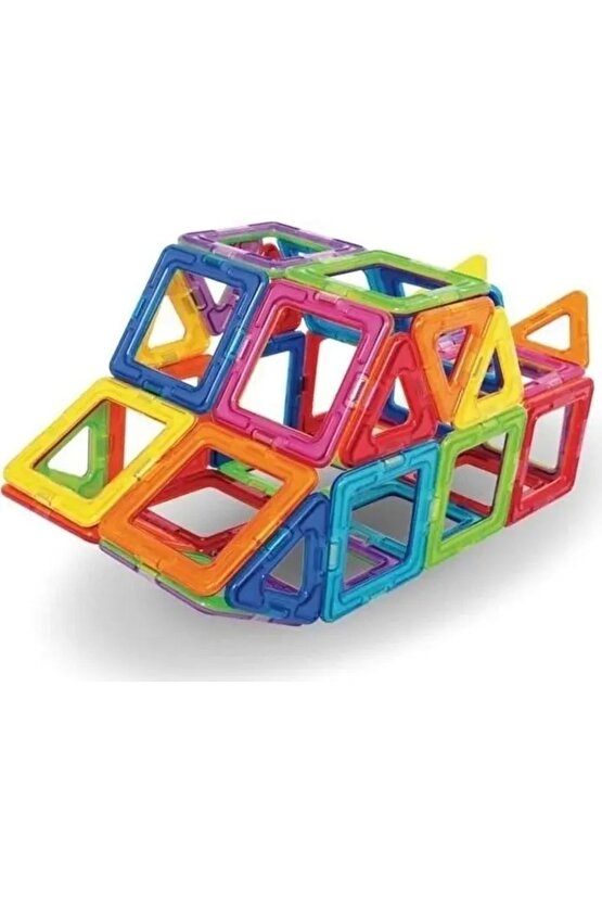 Orijinal Magical Magnet 100 Parça Manyetik Lego - Magnetic Magical Magnet - Mıknatıslı Lego - Mıknat