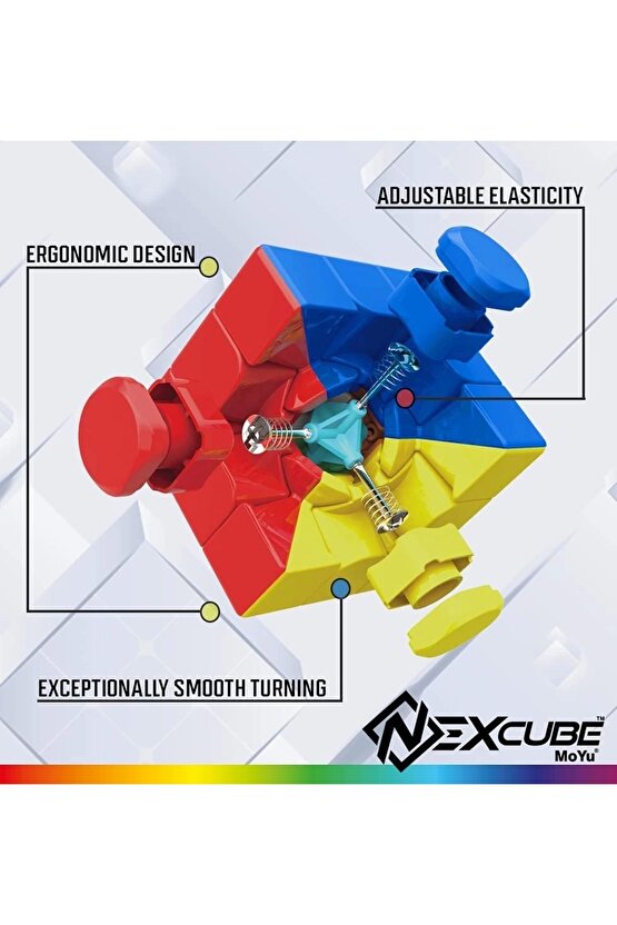 Orijinal NexCube 3x3 Classic Küp (Küçük Paket) - Nexcube Speed Cube - NexCube Classic 3x3 Zeka Küpü