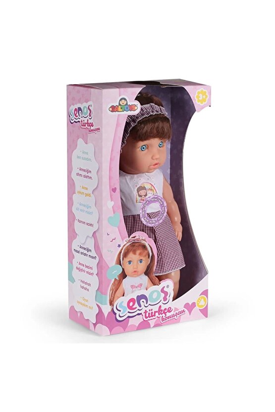 Senoş Saçlı Bebek - Türkçe Konuşan Senoş Et Bebek - Konuşan Bebek - Senoş Bebek - Saçlı Bebek - Bebe