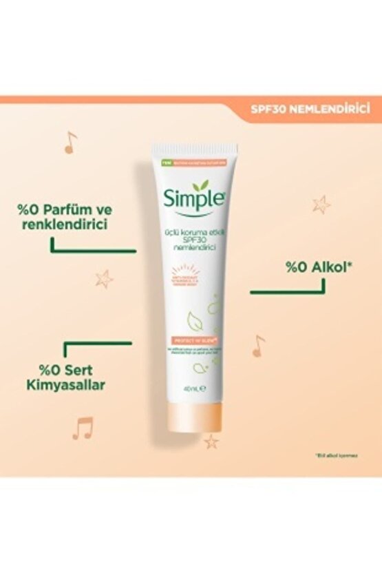 Protect&Glow Mat Ciltler İçin GüneşMavi IşıkÇevre Koruması Etkili SPF30 Nemlendirici 40 ml