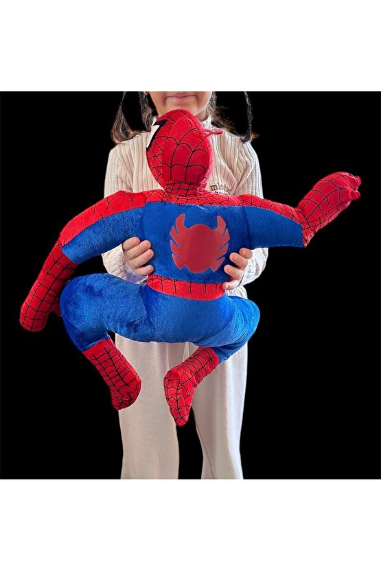 Spiderman Örümcek Adam Kaliteli Peluş Oyuncak Dev Boy Işıklı Sesli (53 Cm)
