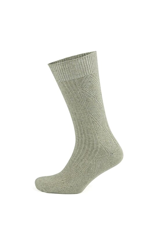 4lü Thermal Etkili İnce Örgülü Kışlık Çorap Lambswool Yünlü.