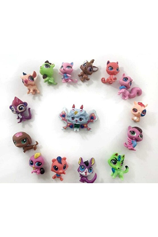 Minişler Ailesi 15 Parça Minişler - Littlest Pet Homes Minişler