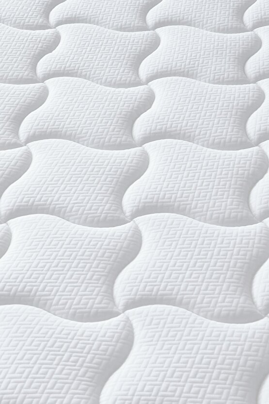 Zambak Modeli Çift Kişilik Pedli Paket Yaylı Full Ortopedik Antibakteriyel Yatak