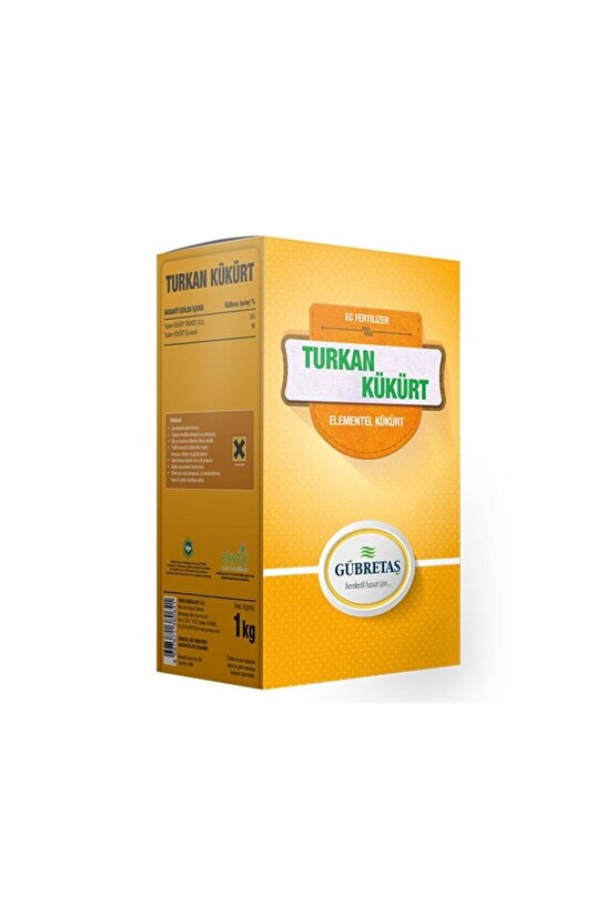 Türkan Kükürt (1 KG) Ürün Hologramlı Paket
