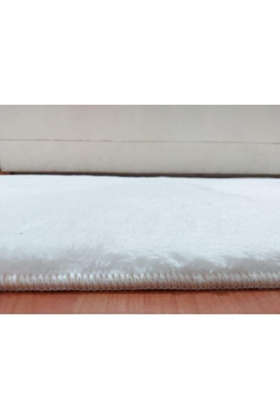 Soft 60x100 Beyaz Banyo Paspası