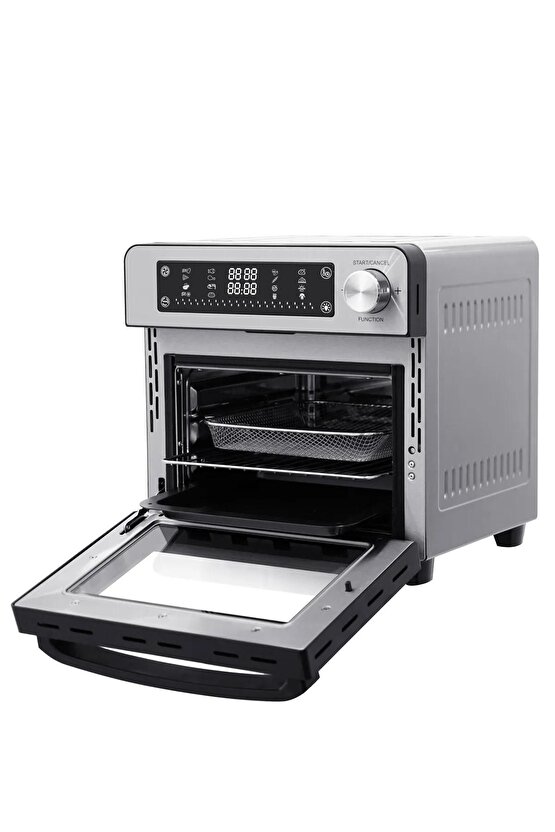 Çok Fonksiyonlu Amaçlı Kızartma ve Pişirme Yağsız Fritöz Air Friyer 15 Lt
