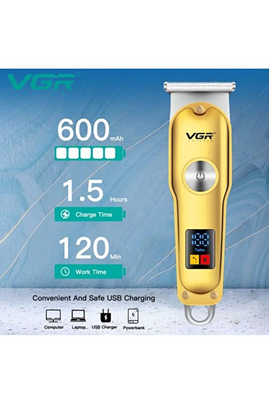 V-290 Digital Ekran Saç Sakal Kesme Makinesi