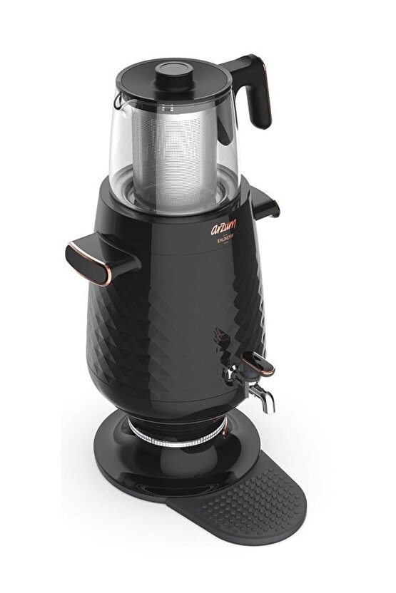Ehlikeyf Semaver Çaycı AR3083 3.5 l Elektrikli Siyah