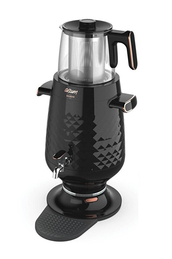 Ehlikeyf Semaver Çaycı AR3083 3.5 l Elektrikli Siyah