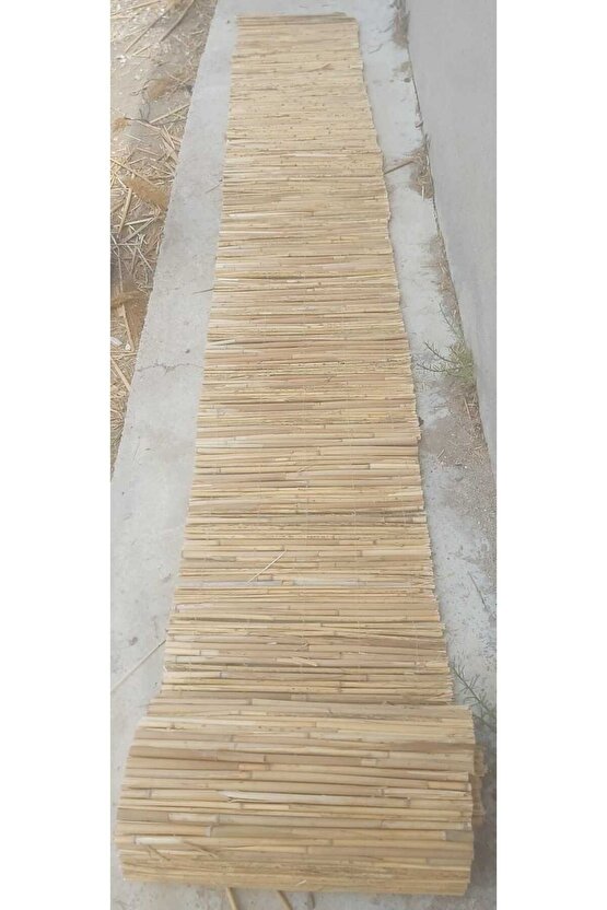 80CM Yükseklik X 600CM Genişlik Bambu Kamış Hasır Çit Dekoratif Bahçe Balkon ve Duvar Çiti ReedFence